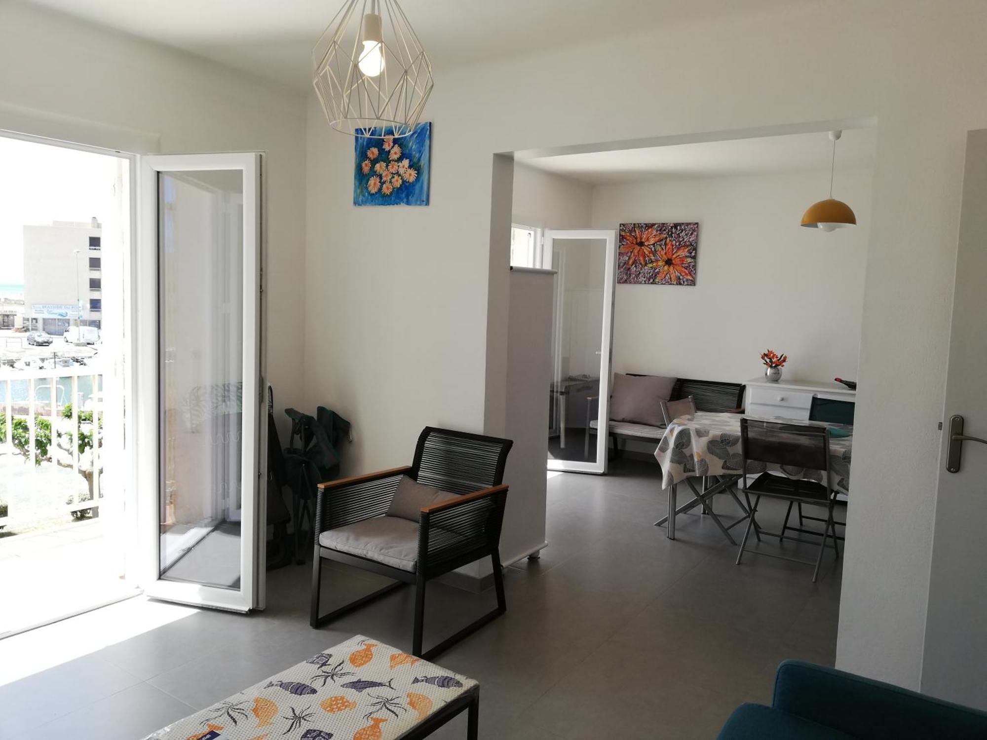 Superbe Appartement Avec Vue Sur Mer Et Port, Parking Prive Saint-Pierre-la-Mer  Εξωτερικό φωτογραφία